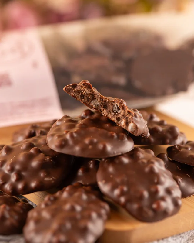 Crispy de Chocolate (vegano e sem açúcar) da Ana Borgonovi Doces Saudáveis