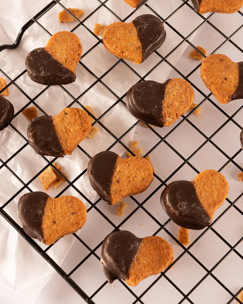 Biscoitinho de Coração, foto oficial da Ana Borgonovi Doces Saudáveis